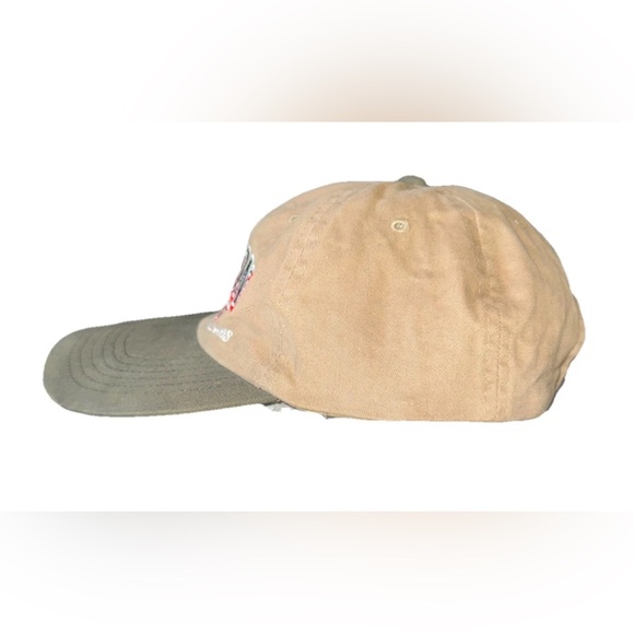 New Orleans Bourbon Street Hat Cap, Vintage, Nola Style, Tan And Olive,‎ 90s - Picture 3 of 13